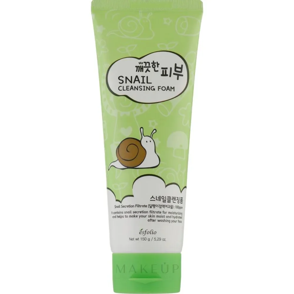 ESFOLIO Pure Skin Snail Cleansing Foam 150g / 5.29oz